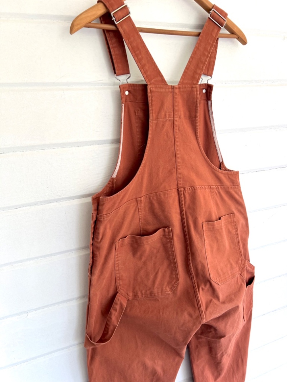 WILDFANG The Essential Overall in Burnt Orange - S - Picture 6 of 13